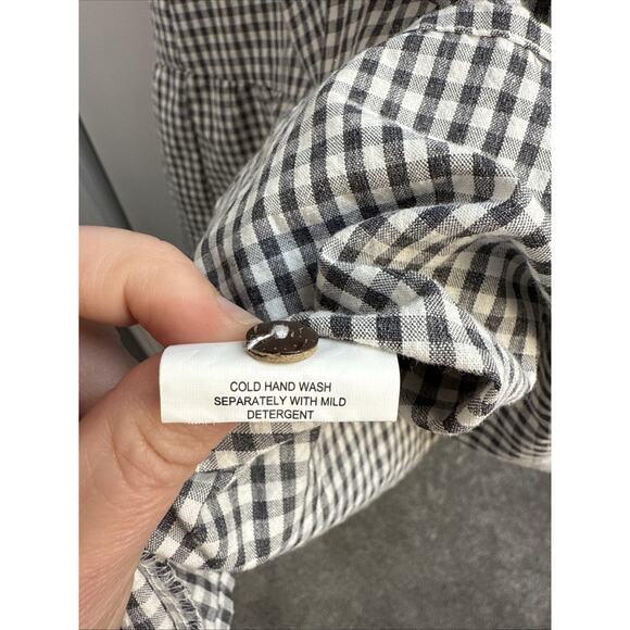 Petal & Pup Daria Dress in Black and White Gingham Print. Size M/L. Retail $69 - Picture 6 of 8